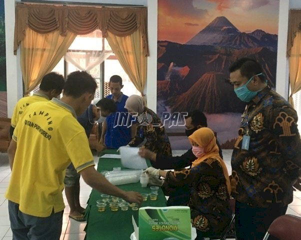 Tes Urin di Rutan Purworejo, Petugas & WBP Negatif Narkoba