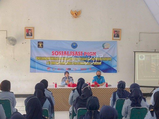 Lapas Kelas IIA Tangerang Gelar Sosialisasi P4GN & Tes Urin Petugas
