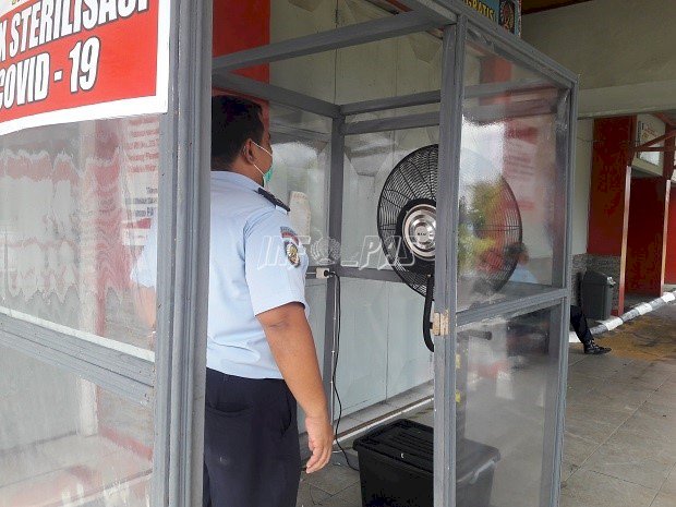 Lapas Palangka Raya Maksimalkan Fungsi Bilik Sterilisasi