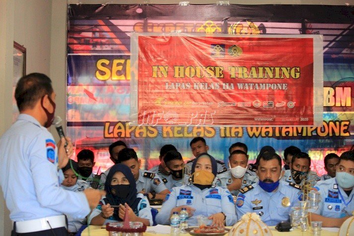 Lapas Watampone Gelar In House Training Teknis Pengamanan