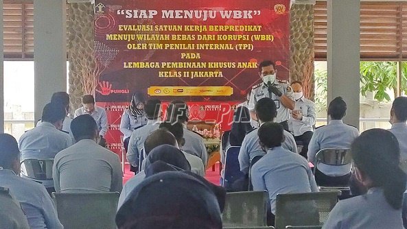 Kakanwil DKI Jakarta & Para Kadiv Berikan Pengarahan di LPKA Jakarta