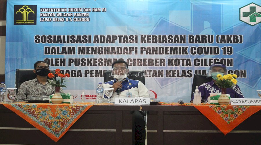 Lapas Cilegon Terus Sosialisasikan New Normal Hadapi COVID-19