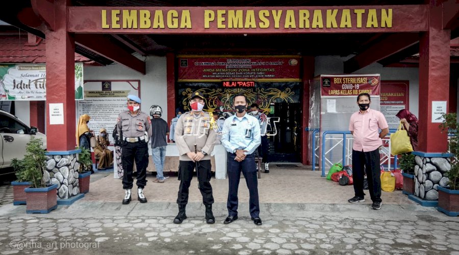 Lapas Sampit Jalin Sinergi dengan Polres Kota Waringin Timur