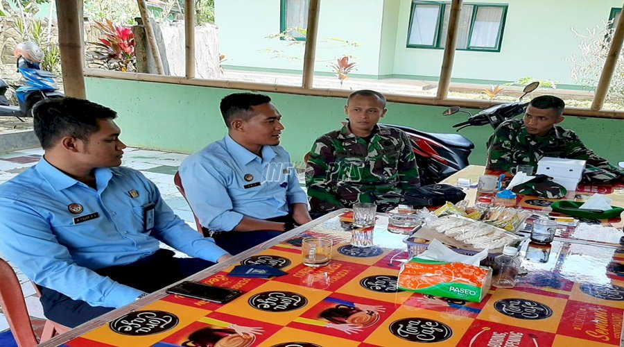 Silaturahmi Dengan Kodim 0615 Jaga Kondusivitas Lapas Kuningan