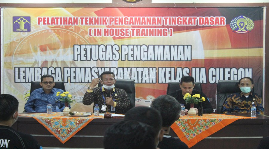 Petugas Lapas Cilegon Dibekali Pelatihan Pengamanan Tingkat Dasar