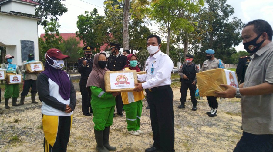  Kalapas Sukamara Hadiri HUT Bhayangkara di Polres Sukamara