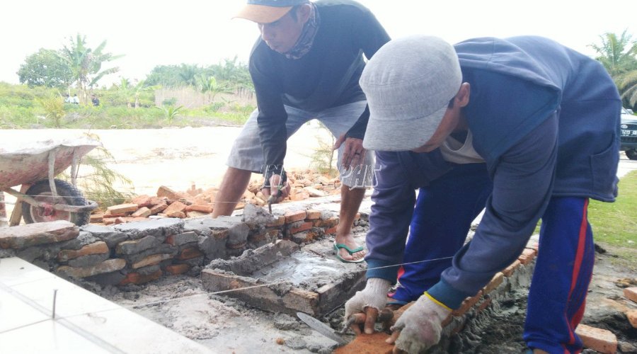 Lapas Sukamara Bangun Jalur Bagi Penyandang Disabilitas