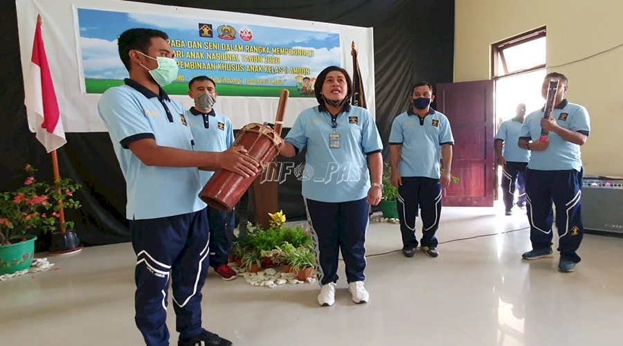 Sambut Hari Anak Nasional, LPKA Ambon Gelar Porseni