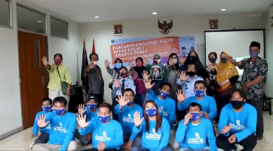 Bapas Jakarta Pusat Fasilitasi Kegiatan Pascarehabilitasi Klien Narkoba