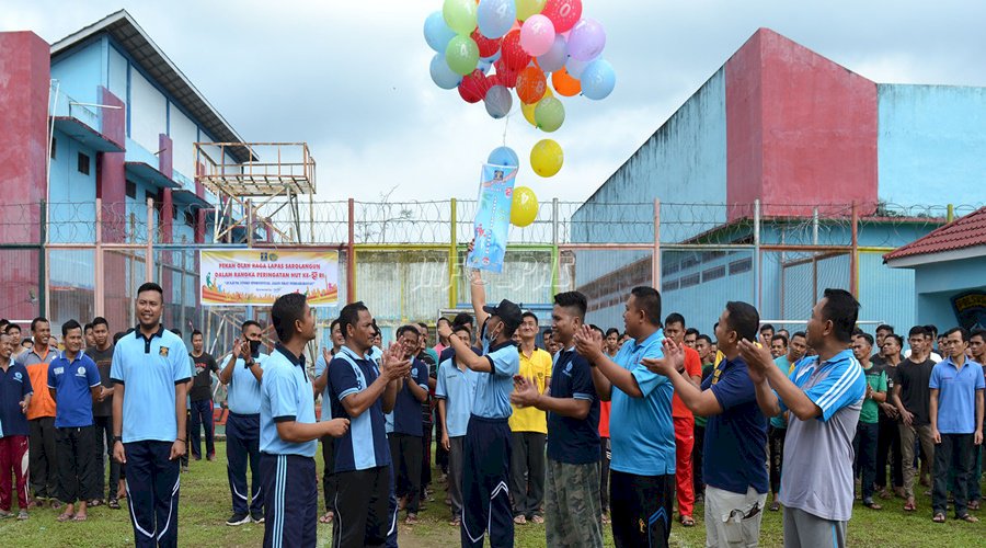Pekan Olahraga Pemasyarakatan Meriahkan HUT RI di Lapas Sarolangun 