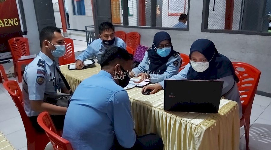 Tim ZI Kanwil Sulsel Berikan Pendampingan di Rutan Bantaeng