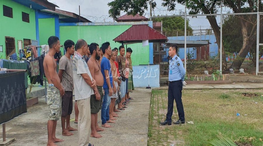 Petugas Rutan Banda Aceh Lakukan Penggeledahan Mendadak