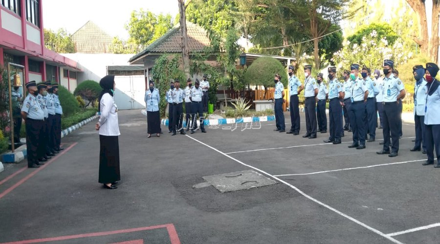 Sambangi Lapas Yogyakarta, Kadiv PAS Pimpin Apel & Buka Pelatihan WBP