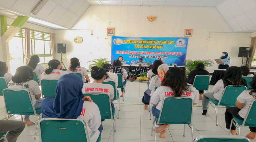 Lapas Kelas IIA Tangerang Kembali Gelar Pelatihan Menjahit