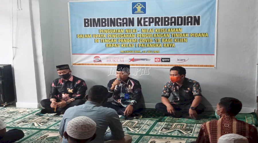 Bapas Palangka Raya Laksanakan Bimbingan Kerohanian bagi Klien 