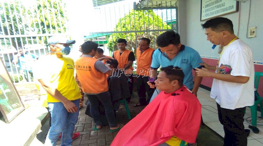 WBP Rutan Batang Ikuti Pelatihan Tata Rias & Potong Rambut 