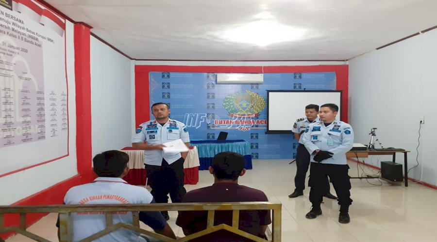 18 WBP Rutan Banda Aceh Dapat Asimilasi COVID-19
