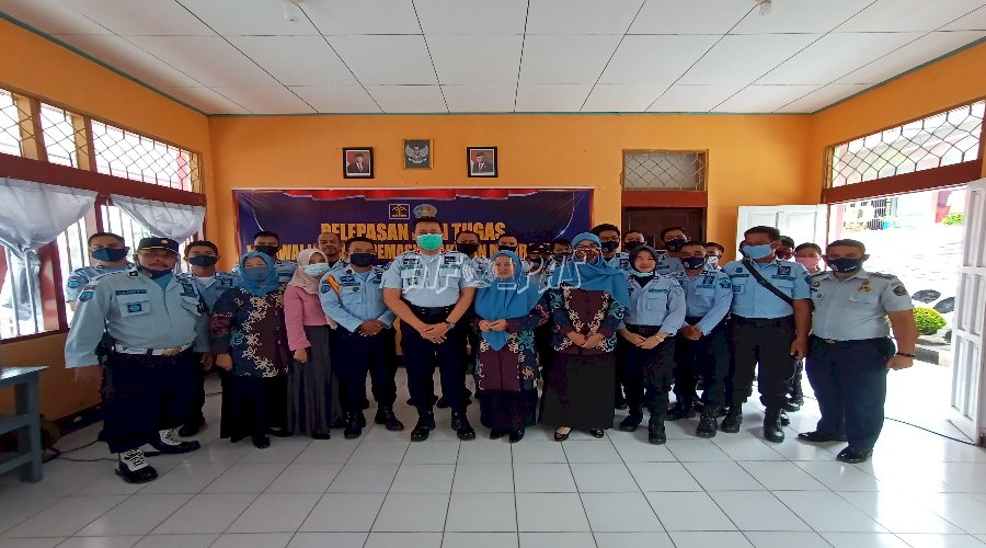 Lapas Muara Teweh Lepas Petugas ke Bapas Sampit