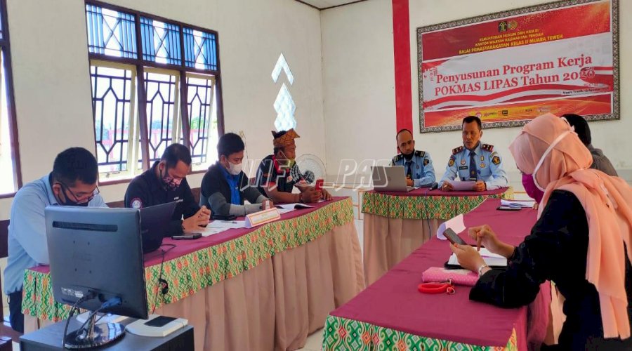Pokmas Lipas Bapas Muara Teweh Gelar Rapat Penyusunan Program