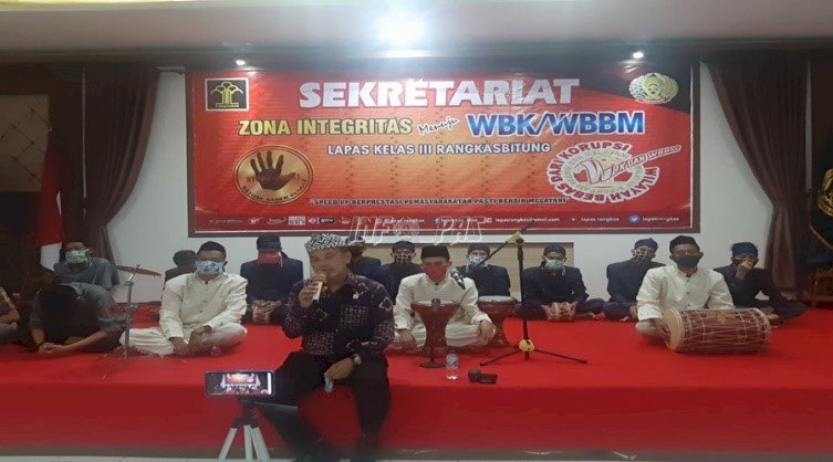 WBP Lapas Rangkasbitung Malam Mingguan Bareng Komunitas