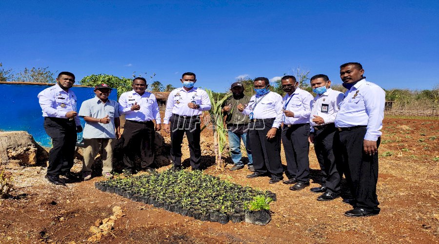 Lapas Kupang Terima Bibit Tanaman dari Dinas Pertanian & Ketahanan Pangan NTT