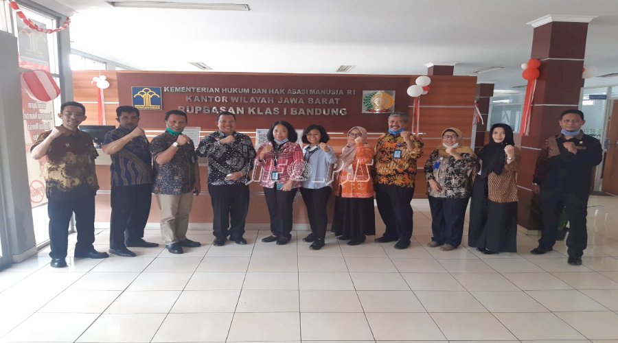 Verifikasi Survei IKM dan IPK, Rupbasan Bandung Kedatangan Tim Balitbangkumham 