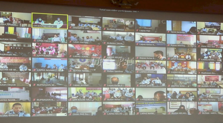 Ditjenpas Apresiasi Penerapan Protokol Kesehatan di UPT Pemasyarakatan 