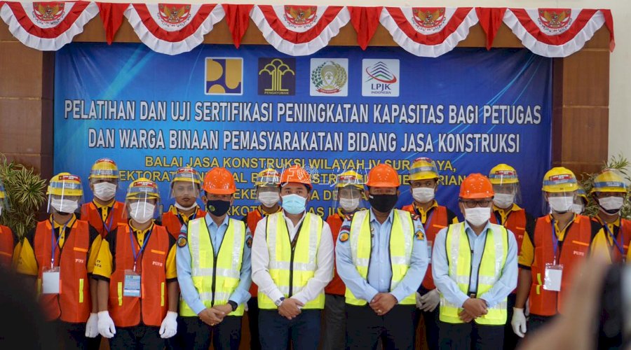 WBP & Petugas PAS DIY Dibekali Pelatihan Bidang Jasa Konstruksi