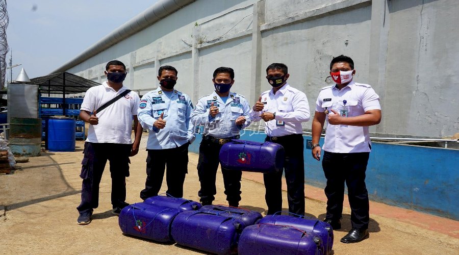 Lapas Narkotika Jakarta Serahkan 9.000 Bibit Ikan Lele