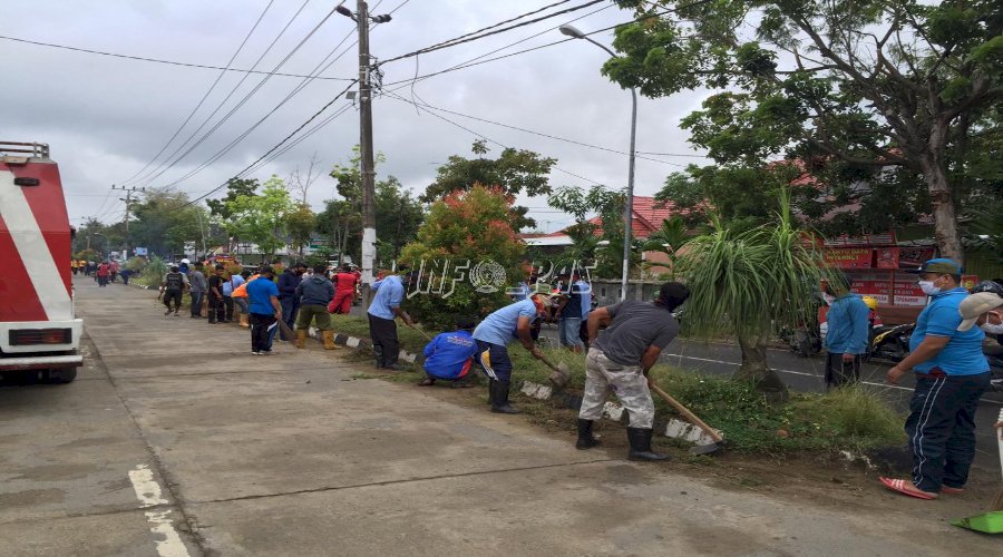 Tingkatkan Sinergi, Rutan Sinjai Ikut Karya Bakti Jumat Bersih