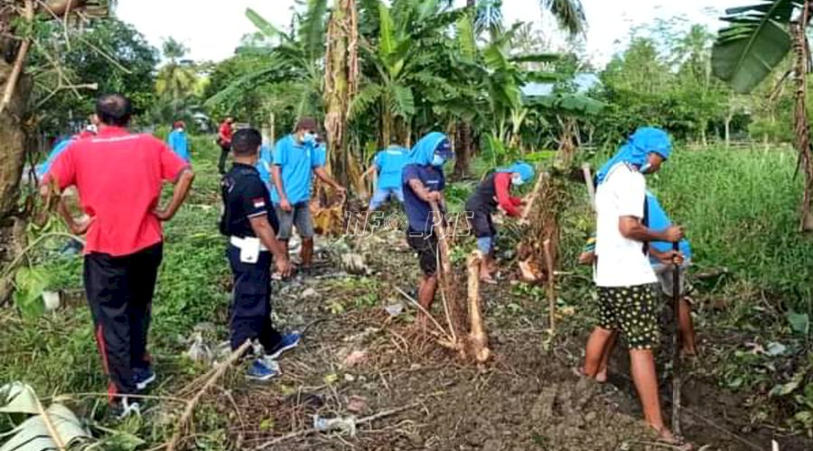 Rutan Masohi Peduli Kebersihan Lingkungan Sekitar