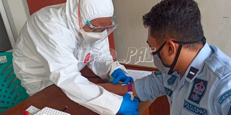 Hari Kedua, Petugas LPN Jakarta Antusias Ikuti Rapid Test