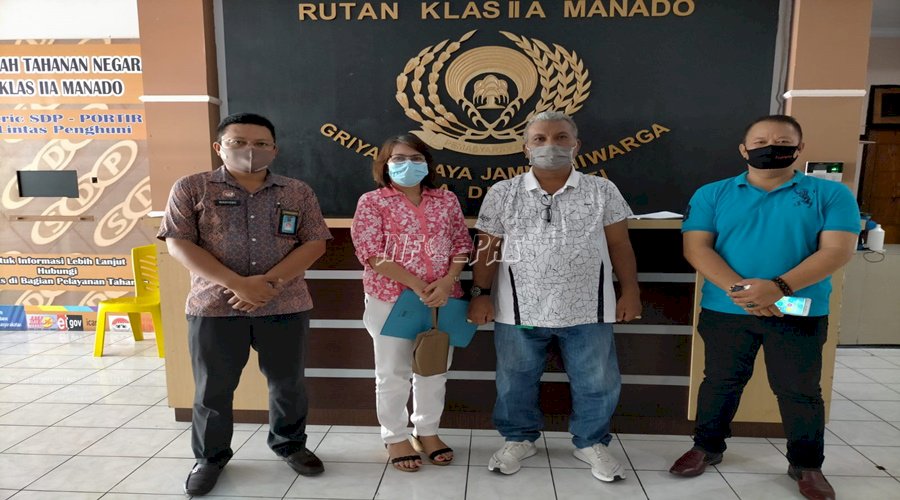 Rutan Manado Kedatangan Hakim PN Manado & Binmas Polda Sulut  