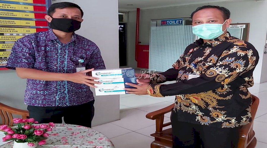 LPN Jakarta Terima Alat Rapid Tes dari KCP BJB Pondok Kelapa 