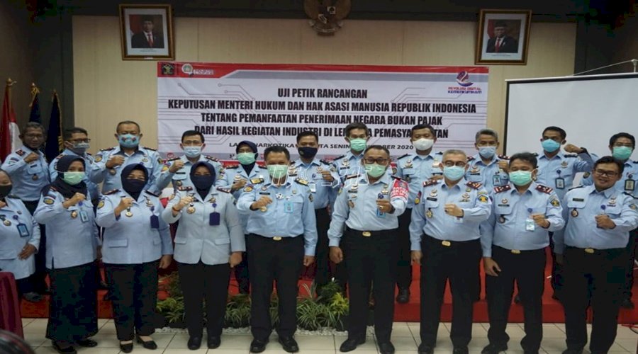 UPT PAS Dukung Uji Petik Pemanfaatan PNBP Hasil Industri di Lapas