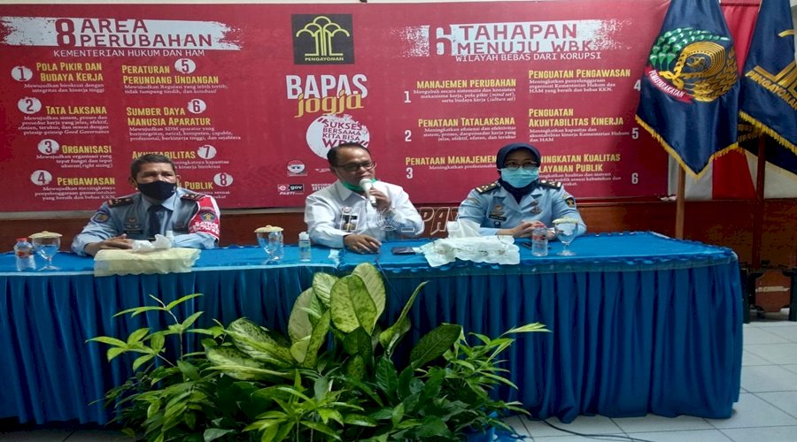 Direktur Bimkemas & PA bersama Kadivpas DIY Berikan Penguatan di Bapas Yogyakarta