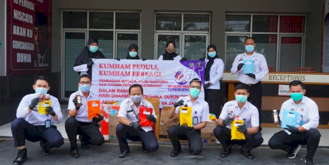 Kumham Peduli, Lapas Narkotika Jakarta Berbagi