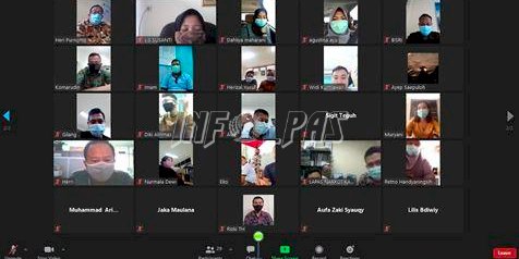 Giat Semangat, Petugas LPN Jakarta Apel Sore Virtual Bersama