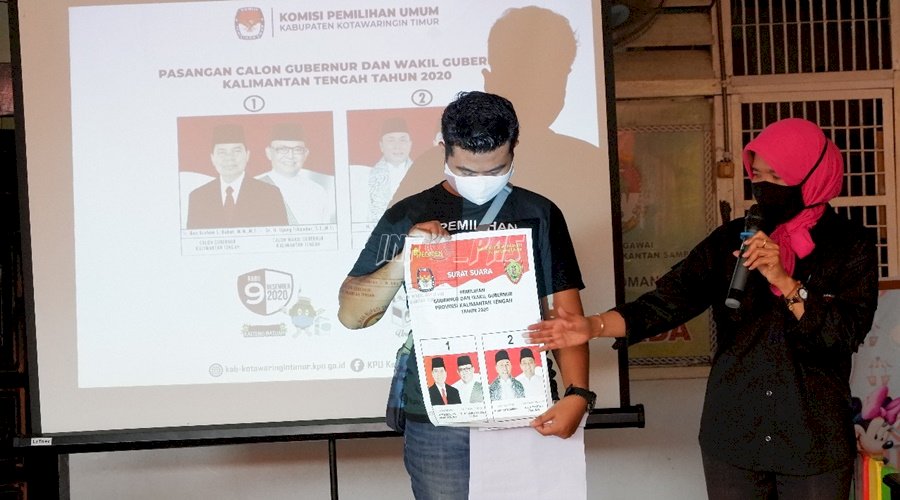 WBP Lapas Sampit Ikuti Sosialisasi Jelang Pilkada Kalteng