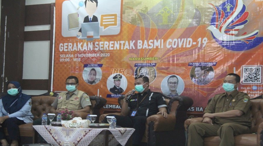 Gandeng Gugus Tugas COVID-19, Lapas Cilegon Gelar Webinar