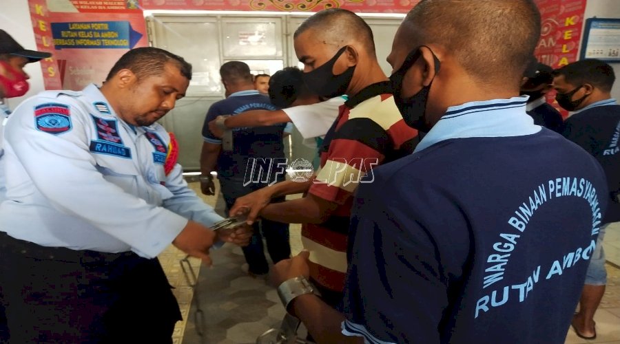 30 Narapidana Rutan Ambon Dipindah ke Lapas Ambon