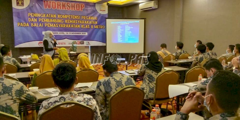 Bapas Metro Tingkatkan Kompetensi Petugas Melalui Workshop