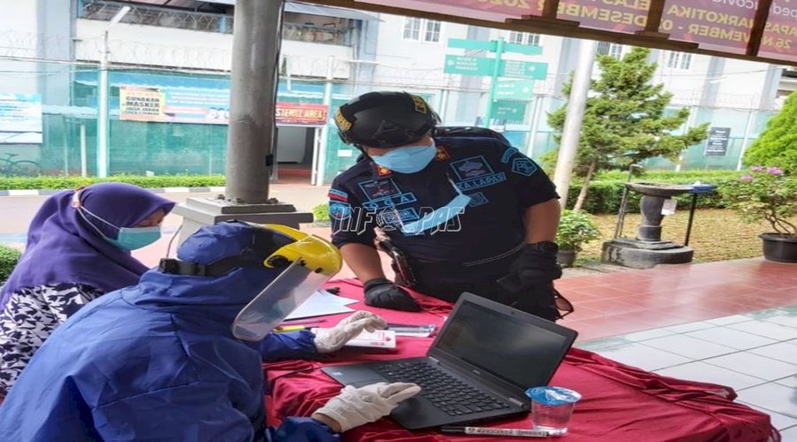 Cegah COVID-19, Ratusan WBP & Petugas LPN Jakarta di-Swab Test