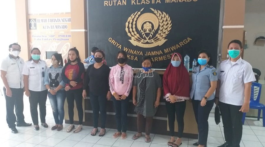 Rutan Manado Mutasi 6 WBP Perempuan ke LPP Manado