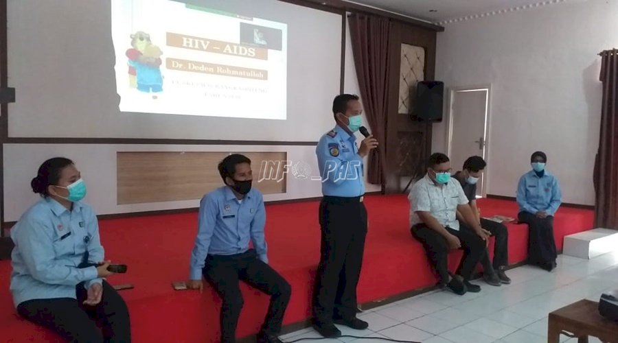 Ratusan WBP Lapas Rangkasbitung Nobar Film Dokumenter HIV/AIDS