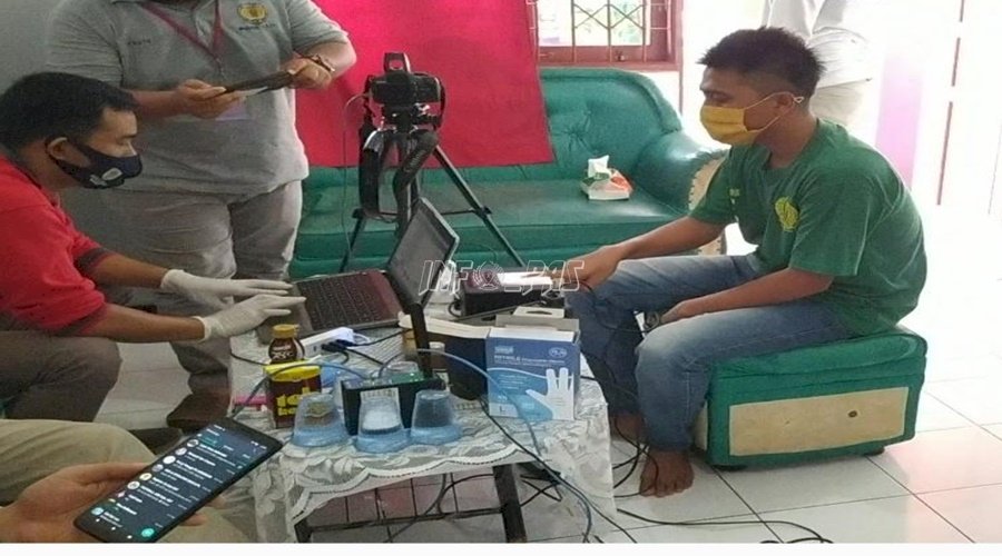 WBP Rutan Barabai Rekam e-KTP Jelang Pilkada Serentak