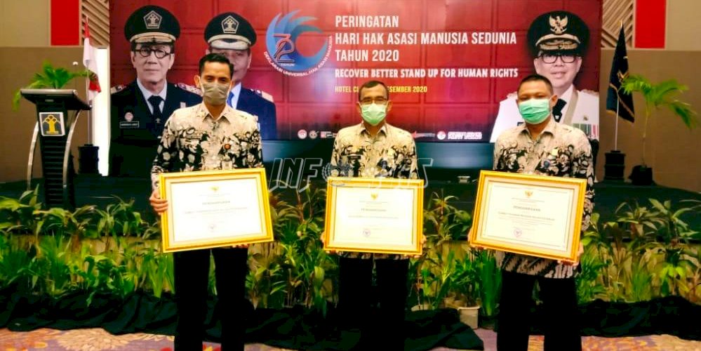 Raih Prestasi, Rutan Sinjai Terima Penghargaan Layanan Publik Berbasis HAM