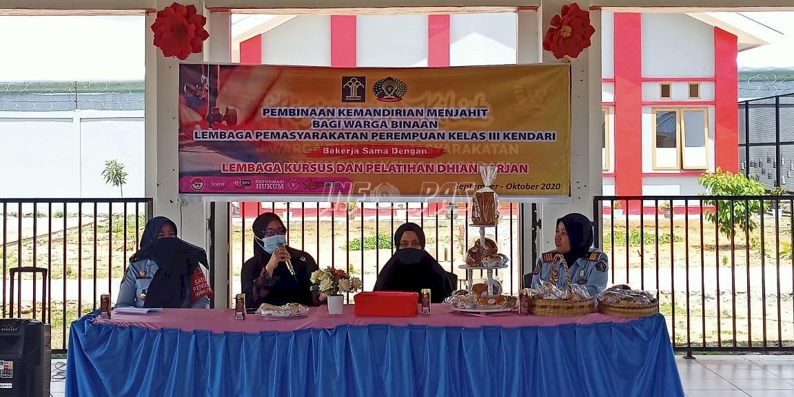 Kalapas dan Stakeholder Apresiasi Capaian Pelatihan WBP LPP Kendari