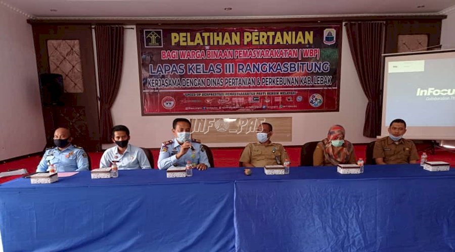 Jadi Sentra Pertanian, WBP Lapas Rangkasbitung Dibekali Pelatihan