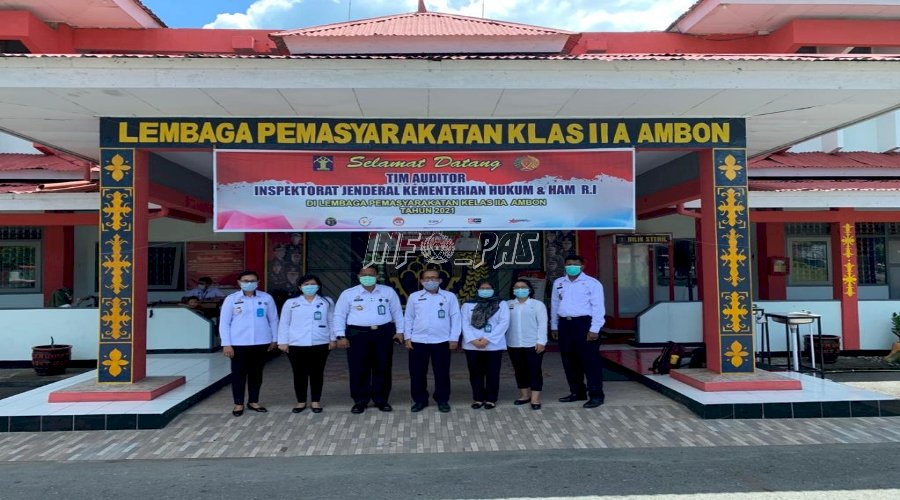 Lapas Ambon Terima LTHP Kinerja Pengadaan Barang & Jasa TA 2020